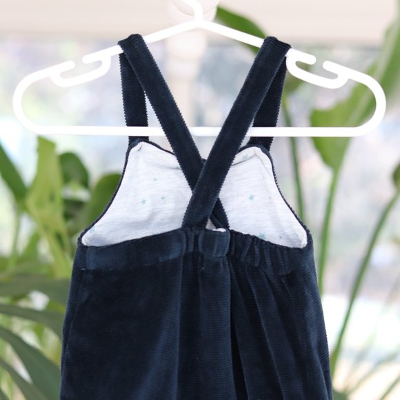 ZARA MINI | Navy Corduroy Romper playsuit - Picture 2 of 4